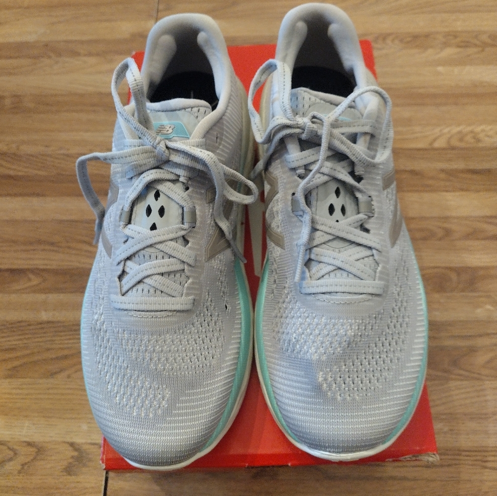 Women's New Balance WMORRS Running Shoes Rain Cloud/Sea Salt - Picture 4 of 10